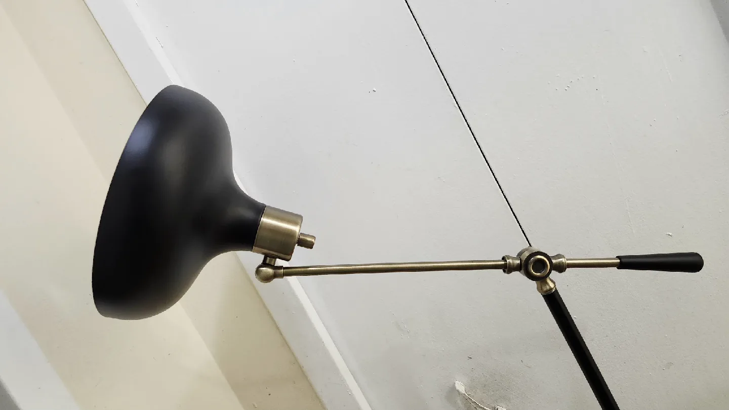 Threshold Crosby Floor Lamp - Black Metal Shade image indicator(3)