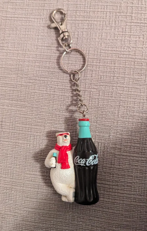 Coca-Cola Polar Bear Keychain thumbnail