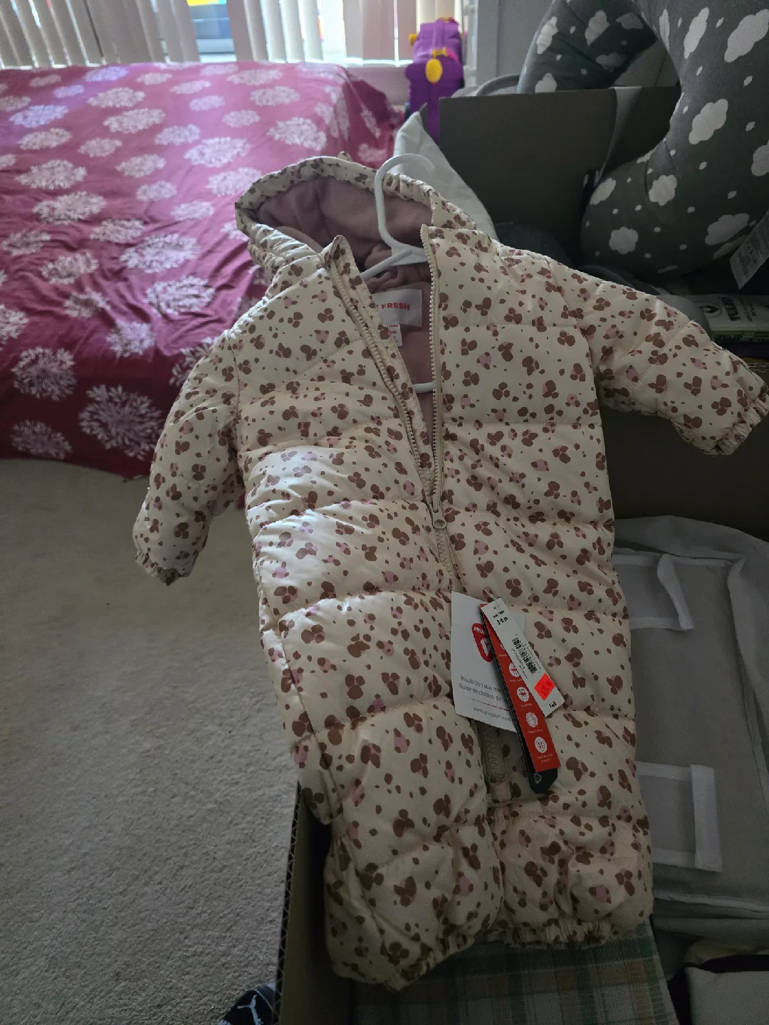 Joe Fresh Baby Snowsuit 3-6m🥕 image indicator(2)