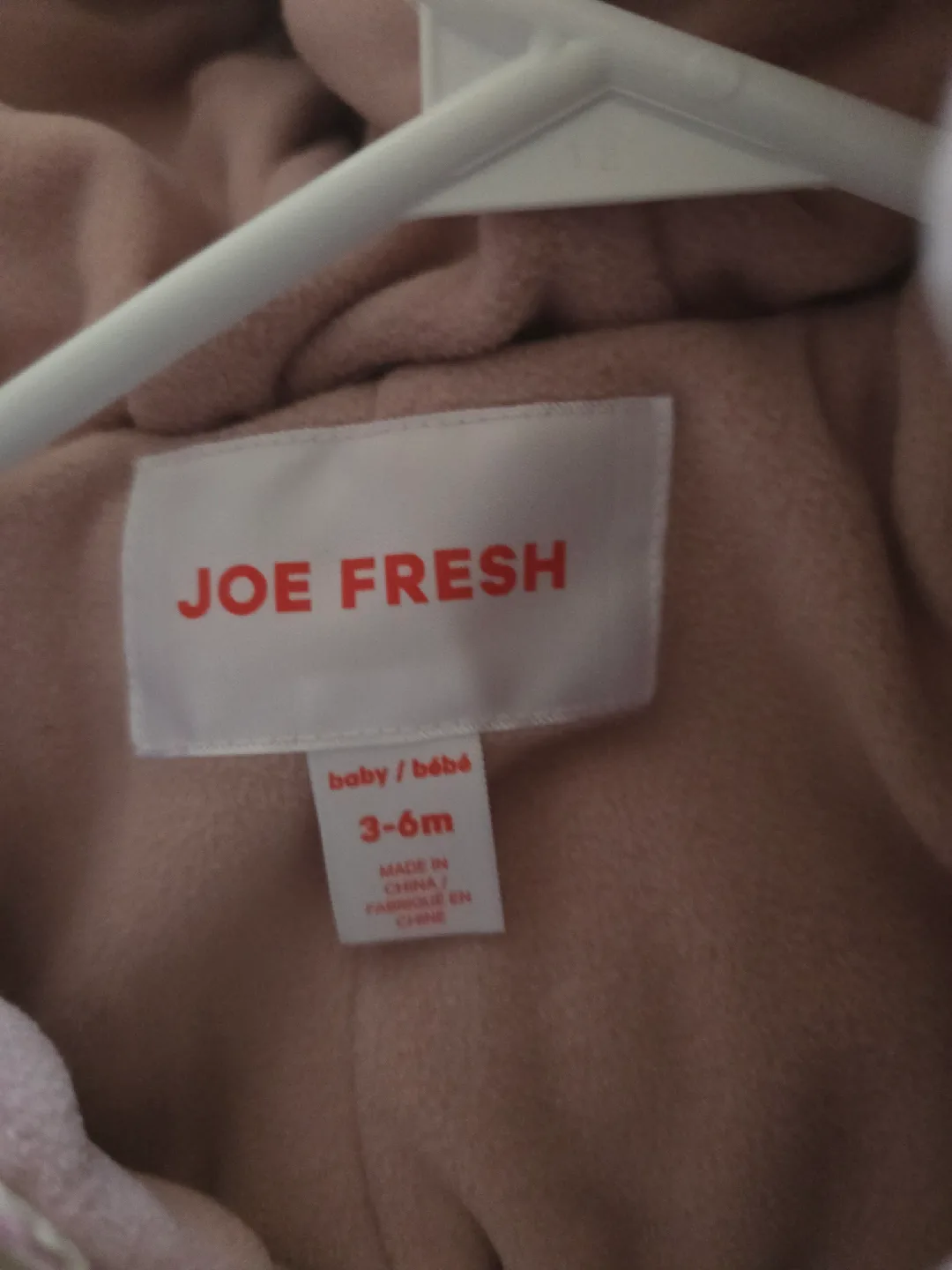 Joe Fresh Baby Snowsuit 3-6m🥕 image indicator(3)