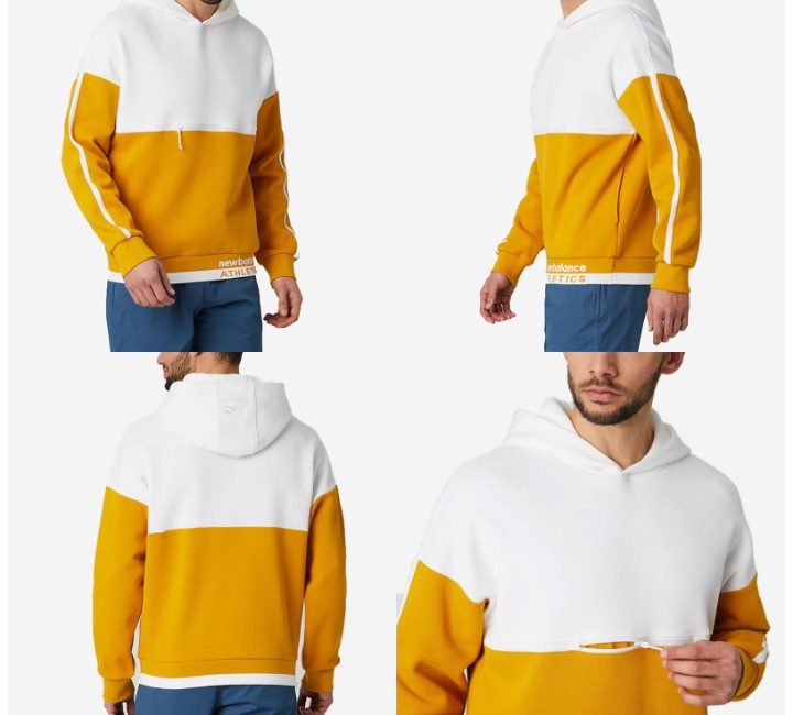 New Balance Athletics Hoodie - Mustard & White - photo 2