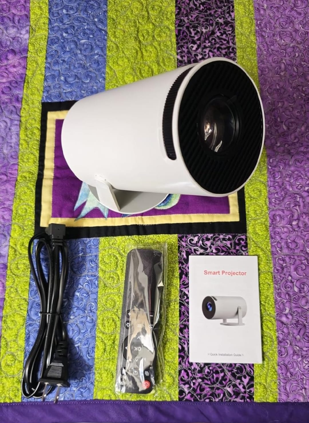 Mini Portable Projector with WiFi & Bluetooth, 4K 1080P Support - photo 3