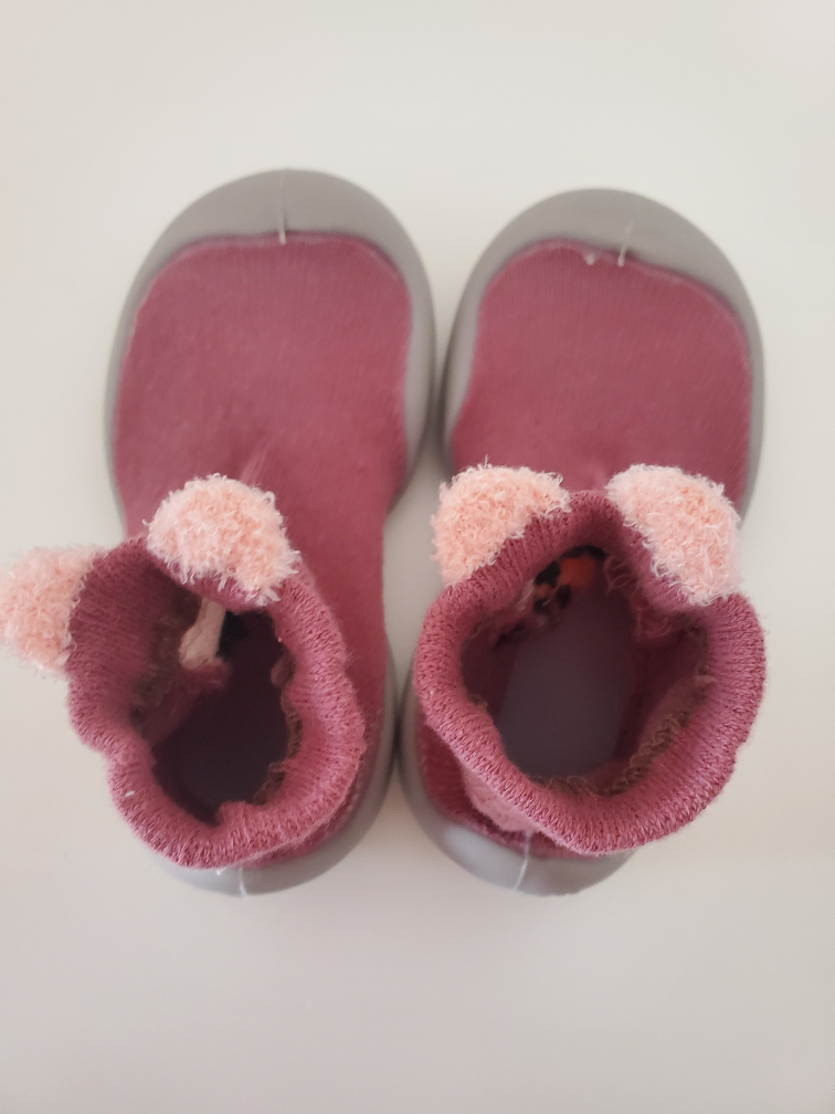 Baby Socks Shoes, bunny pink - Size 22/23 - photo 3