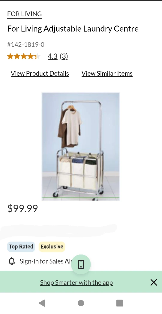 New n/Box~Laundry Sorter w/Hanger n/Wheels 🥕 - photo 5