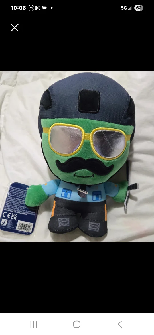 🥕🥕🥕Jazwares Animal Jam Zombie Phantom Plush🥕🥕🥕 thumbnail