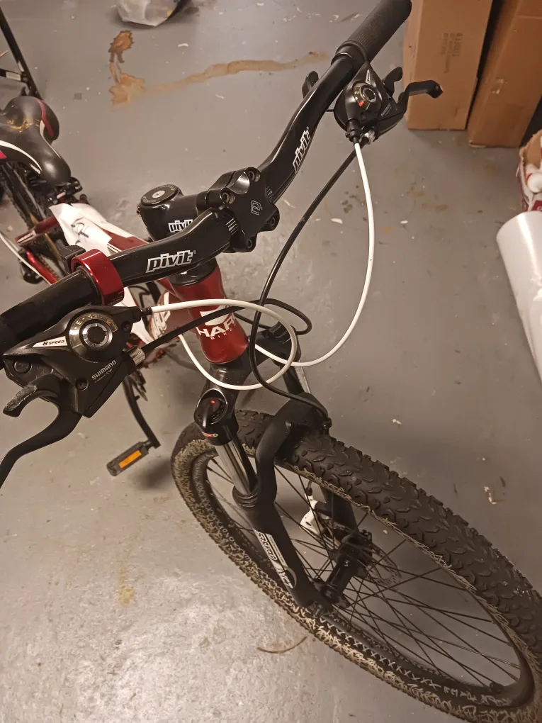 🚲 Red MTB 2013 Haro Flightline Sport - Wheel Art(Flat Tire) image indicator(8)