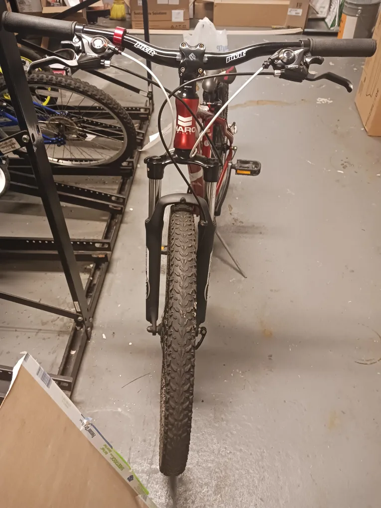 🚲 Red MTB 2013 Haro Flightline Sport - Wheel Art(Flat Tire) image indicator(9)