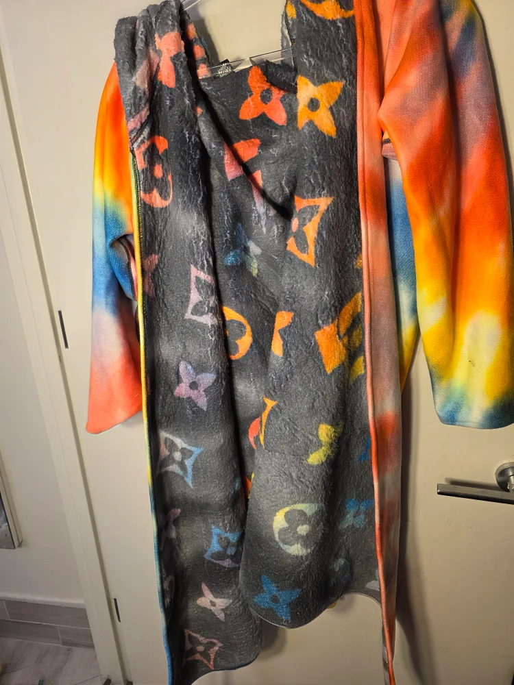 Electro Threads Tie Dye Loungewear Robe image indicator(2)