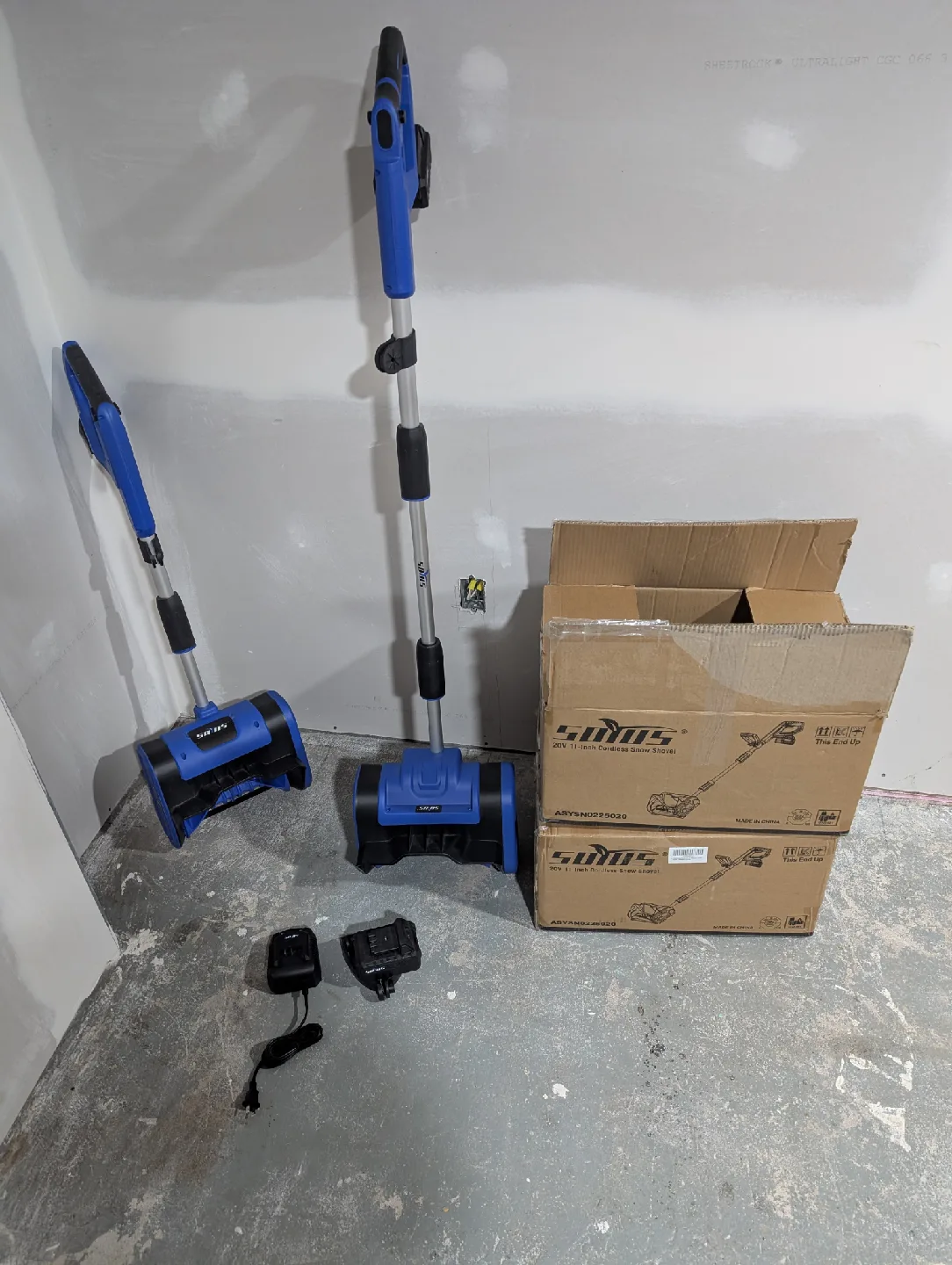 Brand New Soyus 20V Cordless Electric Snow Shovel For Sale image indicator(2)