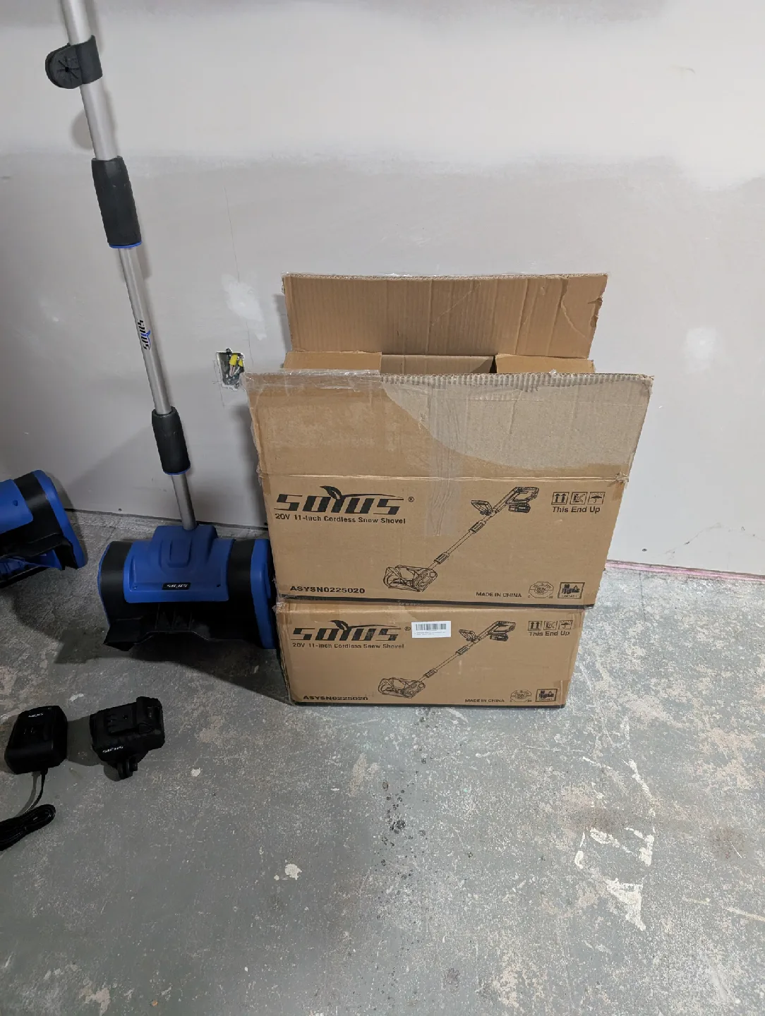 Brand New Soyus 20V Cordless Electric Snow Shovel For Sale image indicator(4)