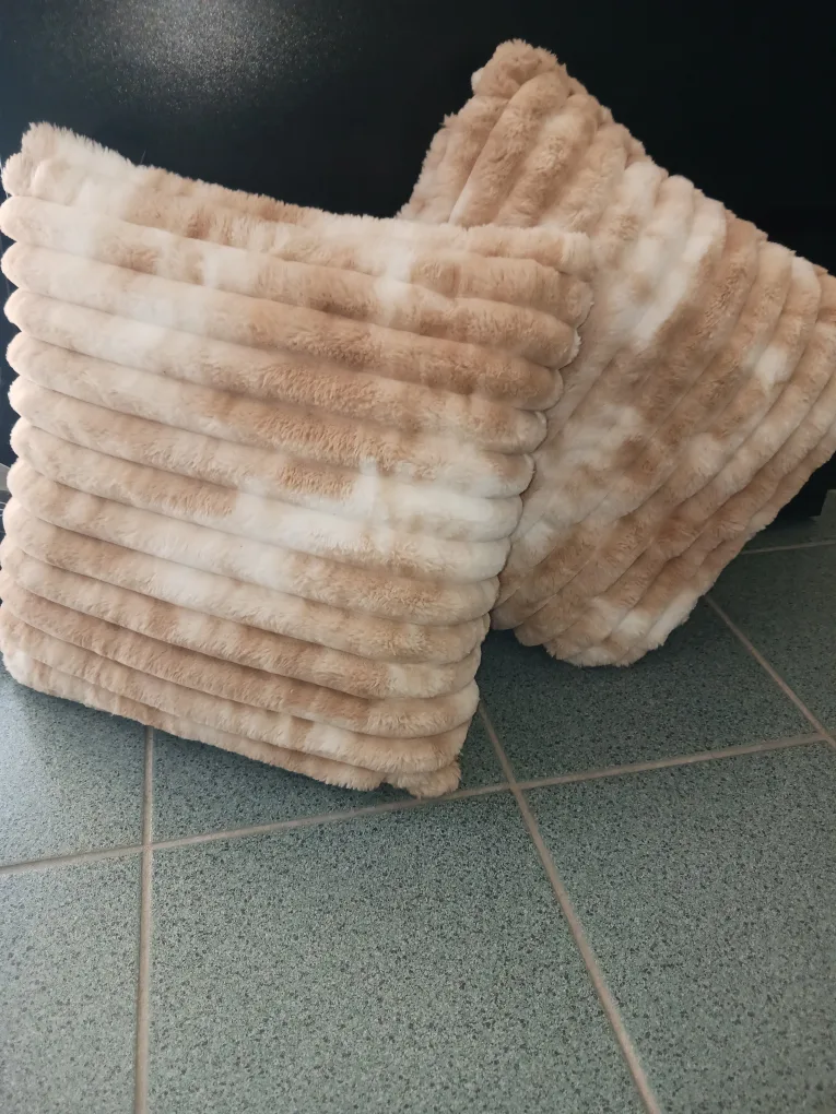 Rachel Zoe Faux Fur Throw Pillow thumbnail