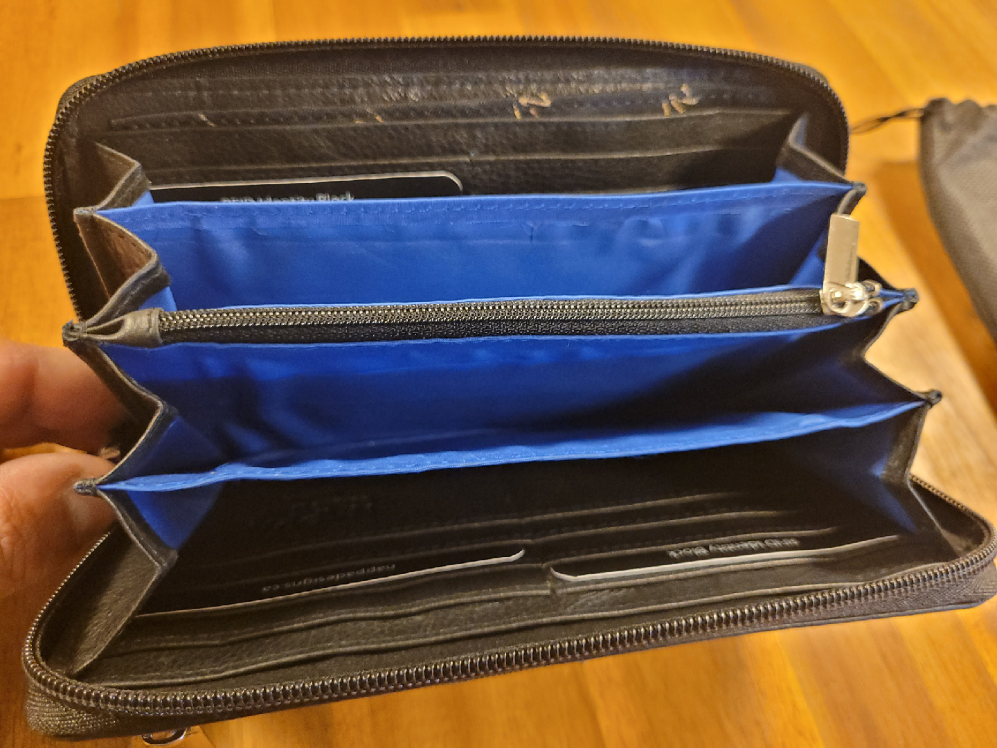 Black Leather Wallet - NEW!!! - photo 4