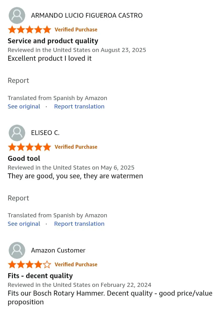 🥕  NEW!   ZELCAN SDS Max Chisel Set - 3 Piece image indicator(9)