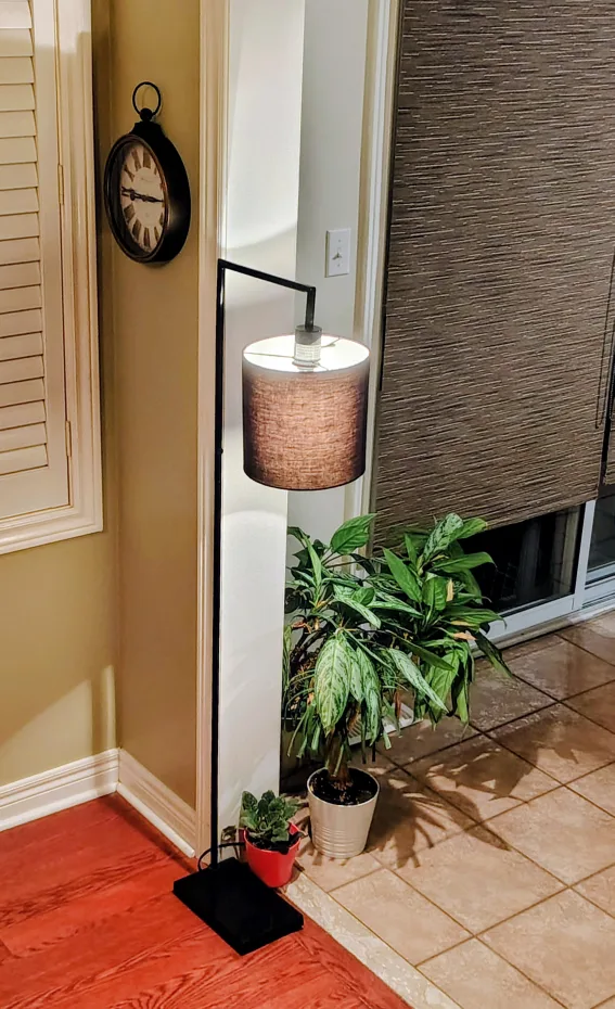 Modern Floor Lamp with Fabric Shade image indicator(2)