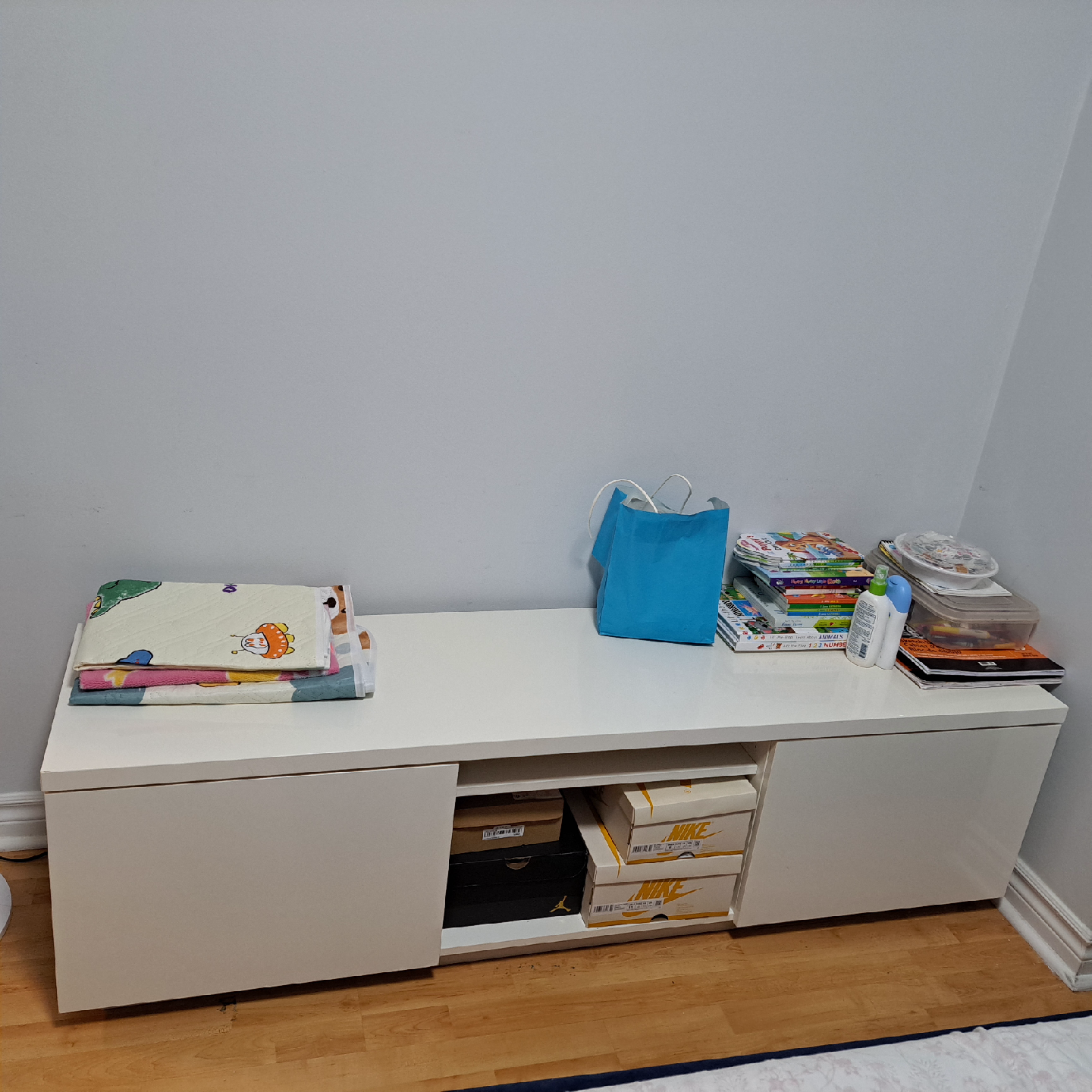 White IKEA TV Stand - photo 3