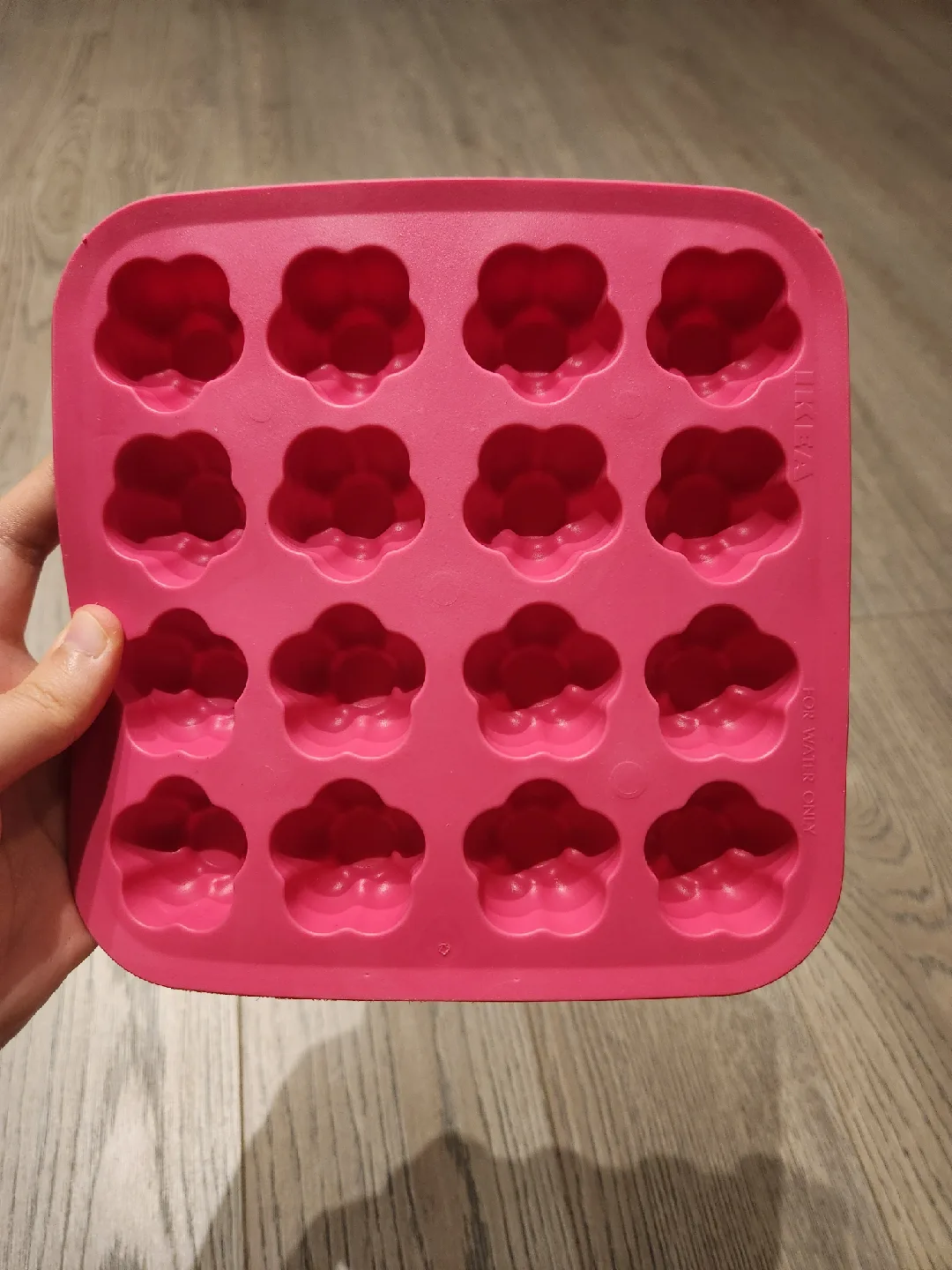 IKEA Pink Silicone Flower Mold thumbnail