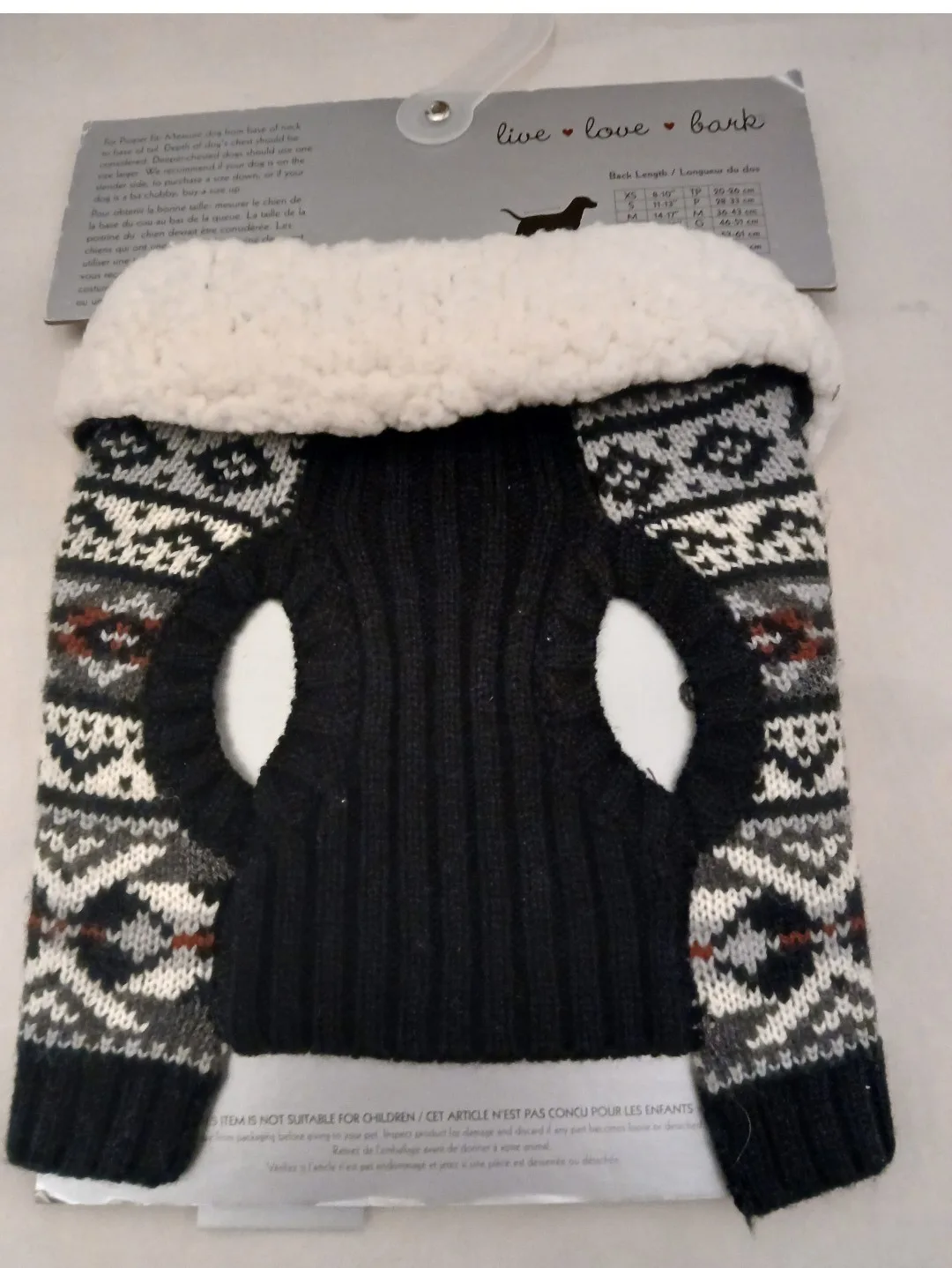 Live Love Bark Dog Sweater & a Cats and Dawgs Hoodie. image indicator(3)