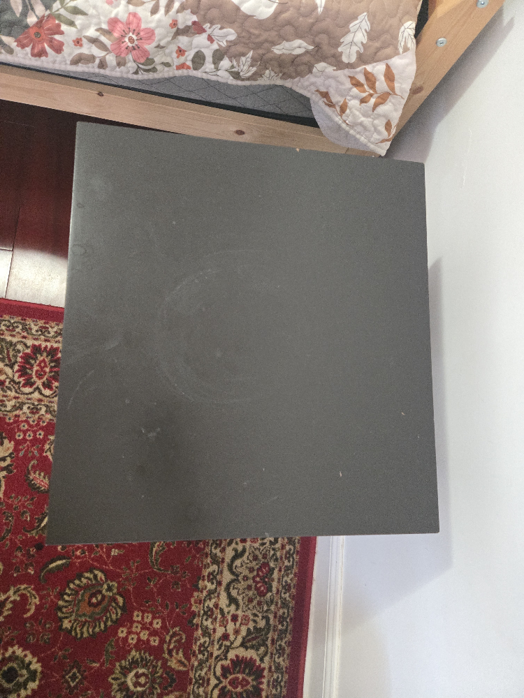 Black End Table with Shelves - photo 3