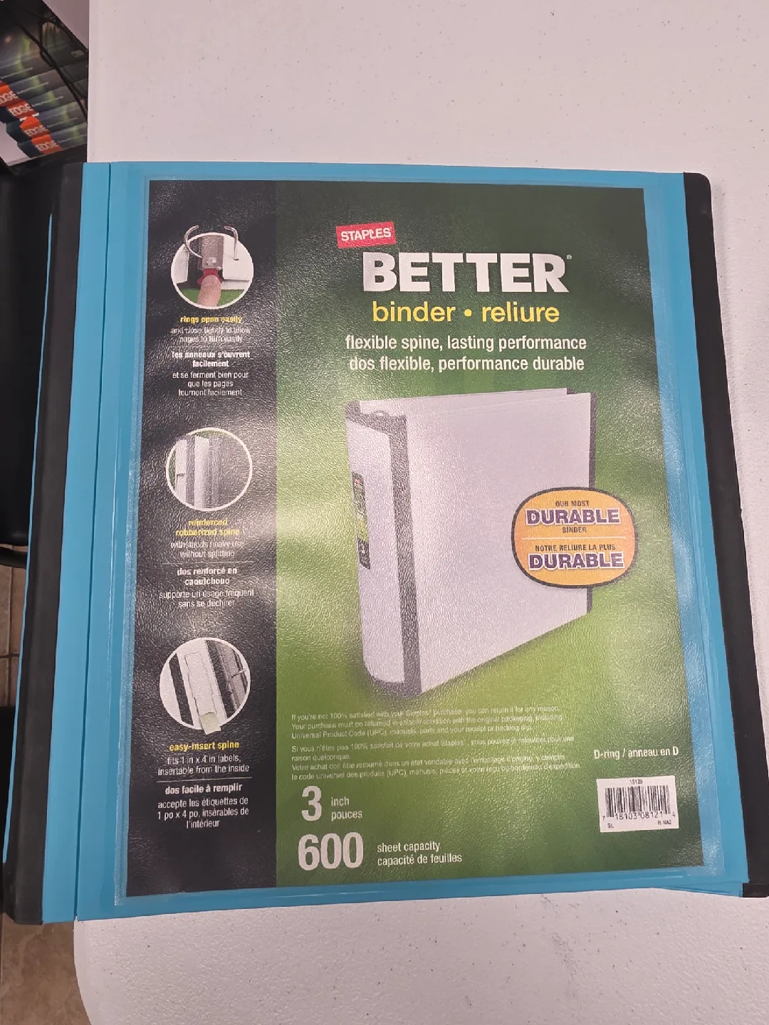 Staples Better Binder - 3 Inch thumbnail