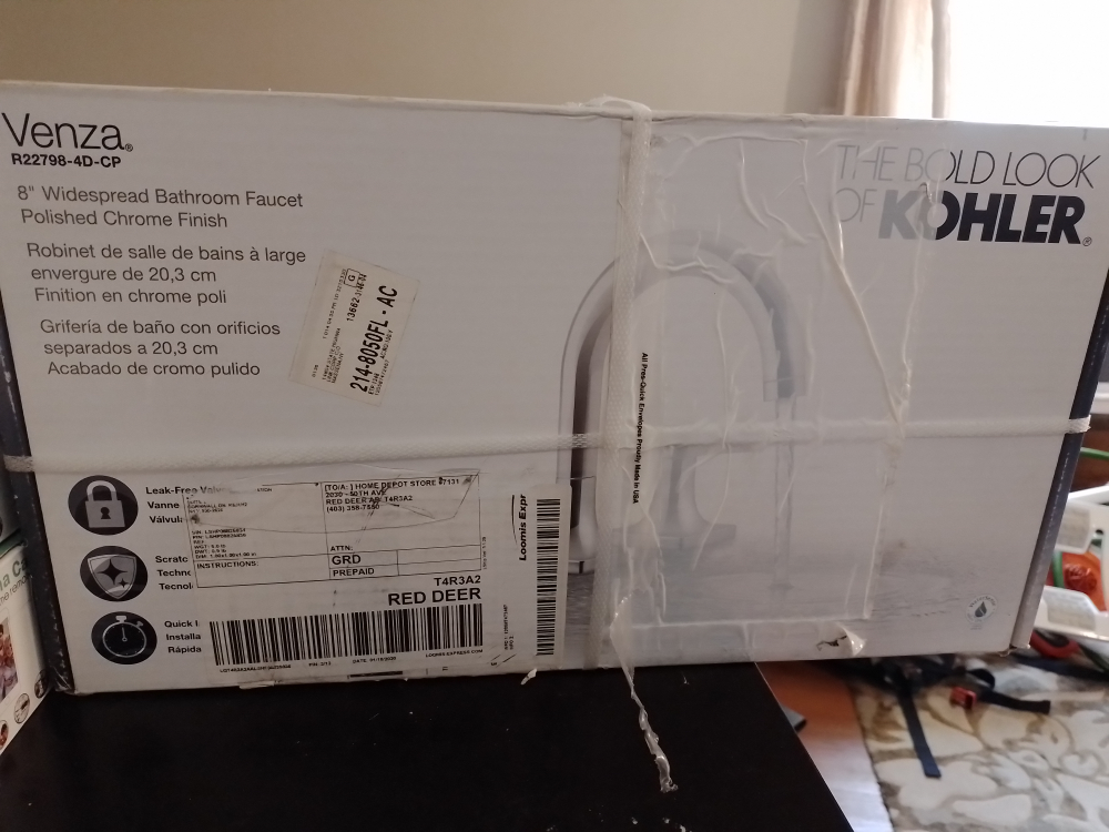 Kohler Venza 8" Bathroom Faucet - New in Box!