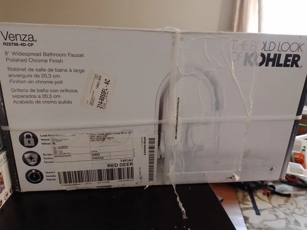 Kohler Venza 8" Bathroom Faucet - New in Box! thumbnail