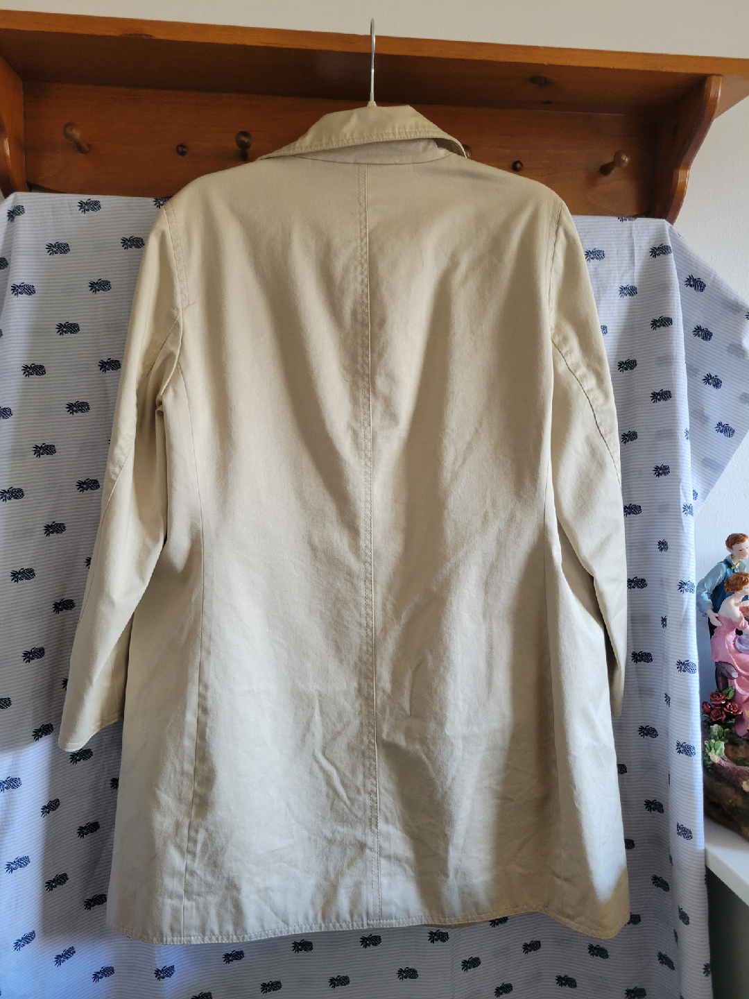 Coach Beige Trench Coat - Size L - photo 4