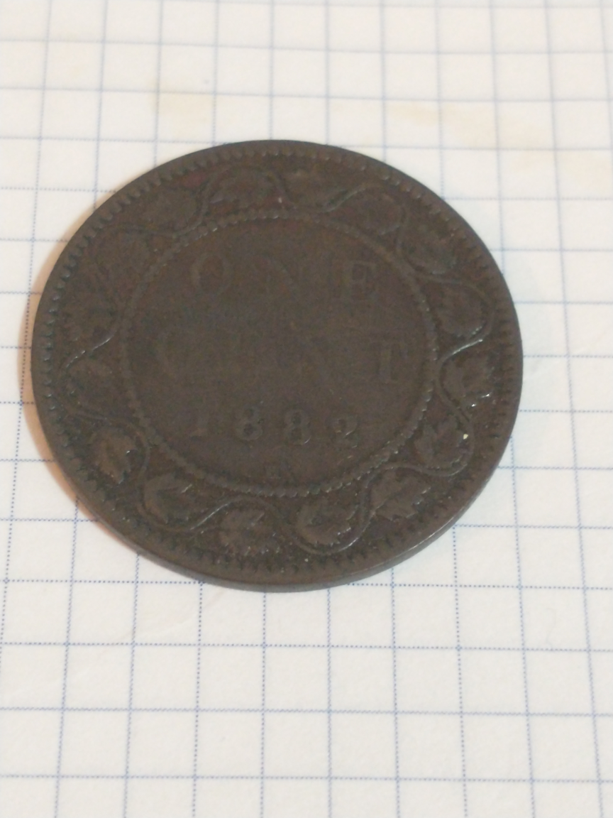 Fair 1882H Canada Victoria large cent KM #7, #2010-127