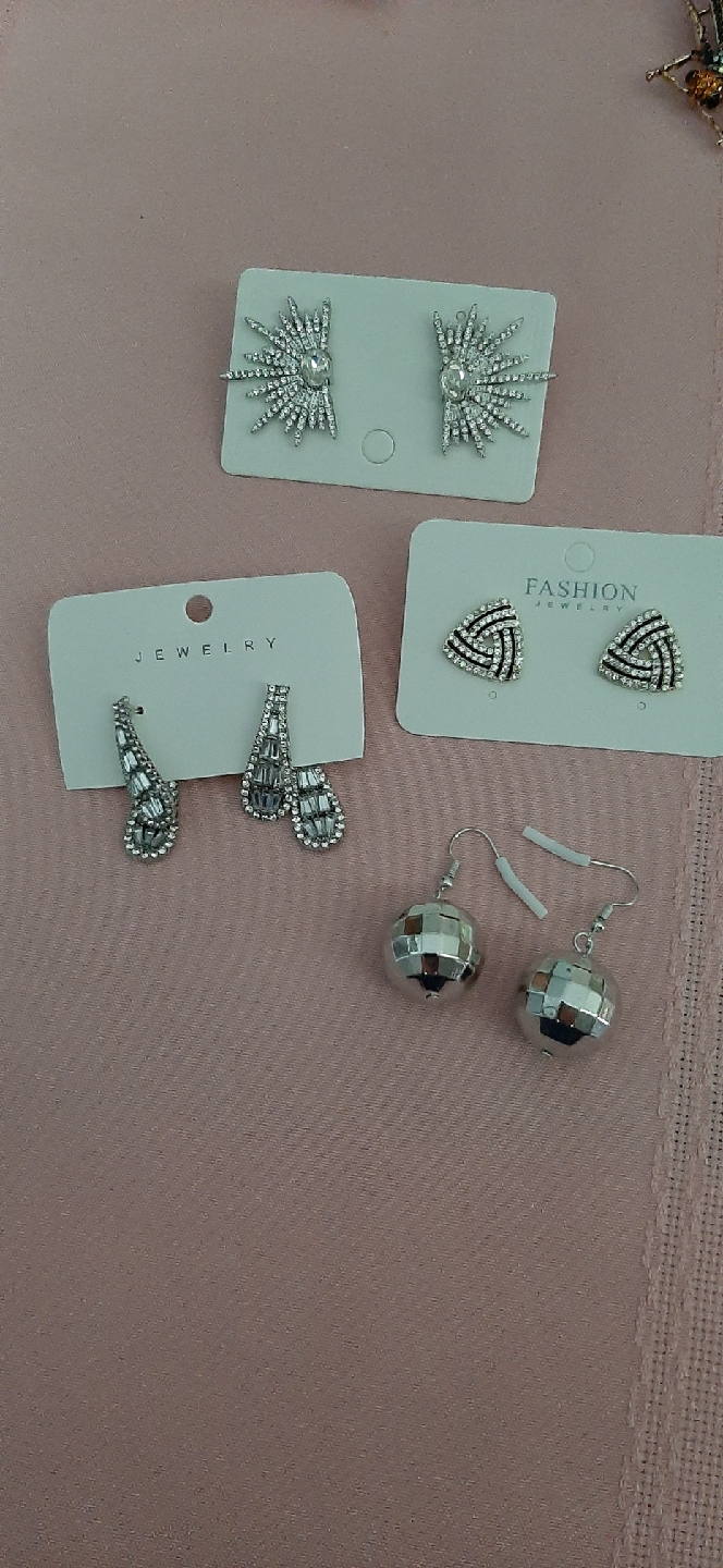 Fashion Jewelry Shimmery Earrings  $10 each