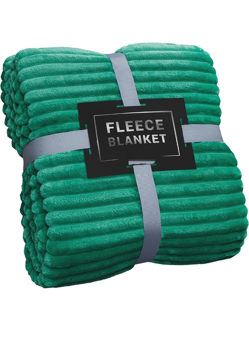Green Fleece Blanket.     30 in × 40 in