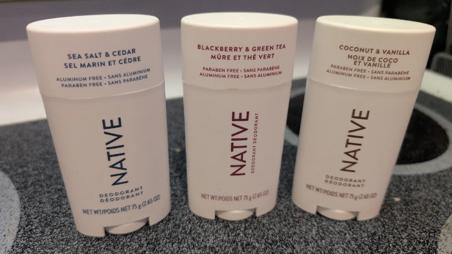 Native Deodorant Bundle - Sea Salt, Blackberry, Coconut thumbnail