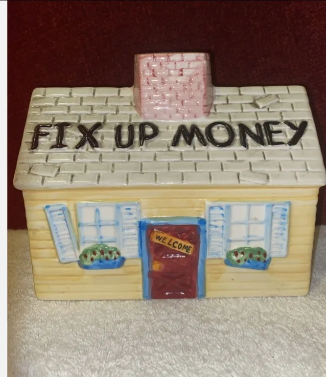 Goods Gallery Fix It Up House Ceramic Coin Piggy Bank thumbnail
