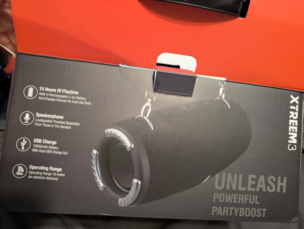Xtreem3 Portable Wireless Speaker - red thumbnail