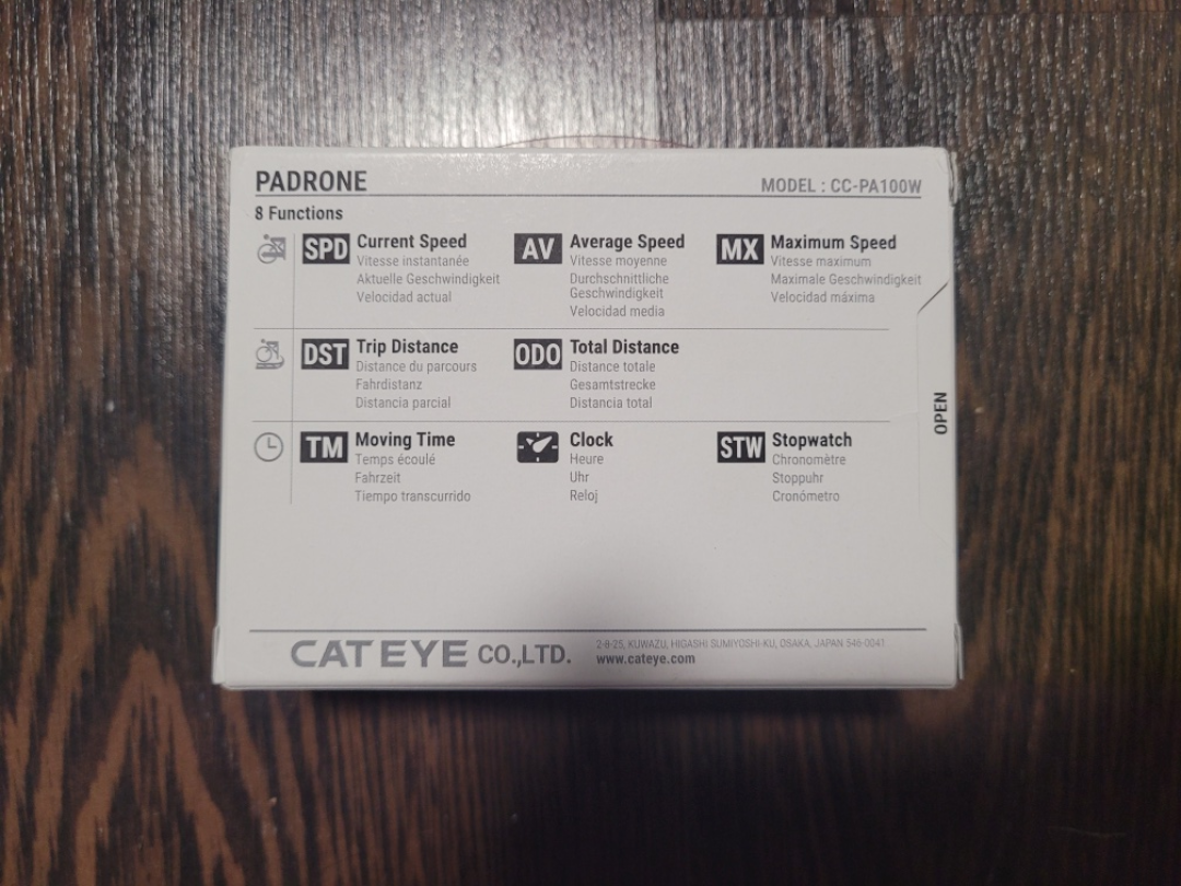 Cateye Padrone Wireless Bike Computer - photo 3