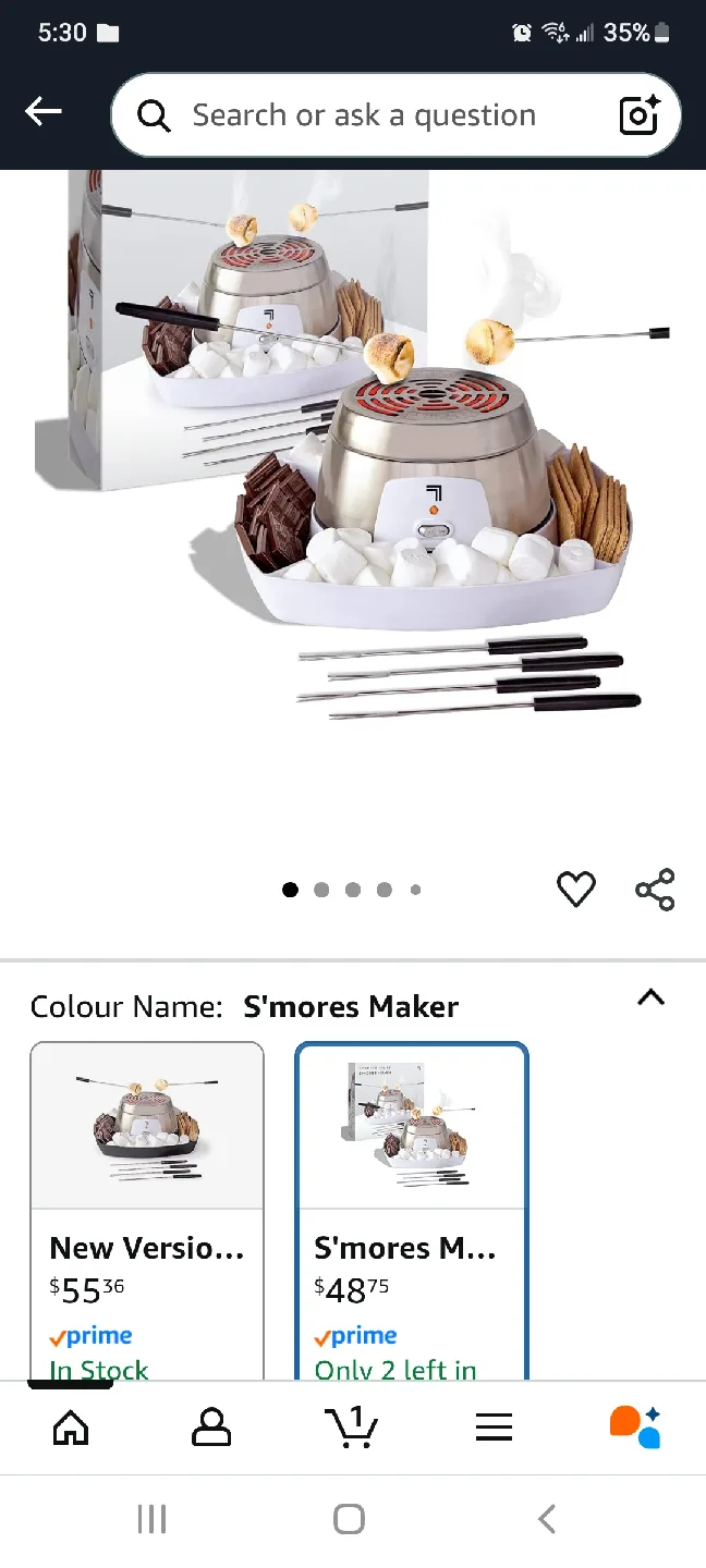 Electric S'mores Maker - New in Box! image indicator(3)