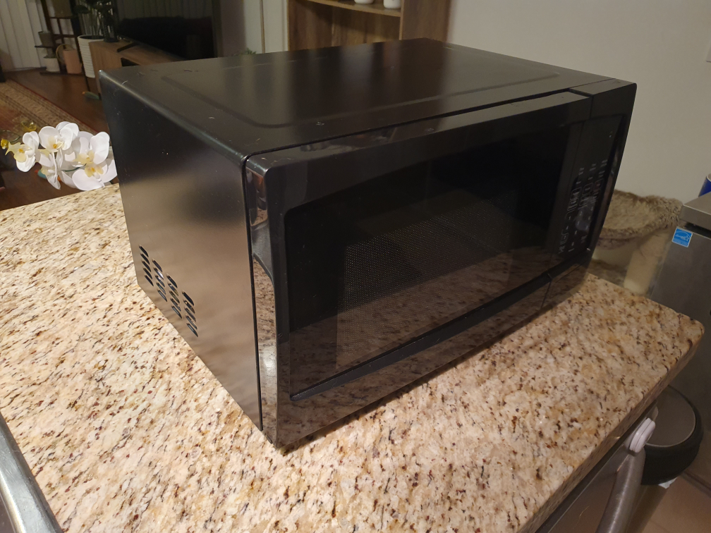 Black Countertop Microwave