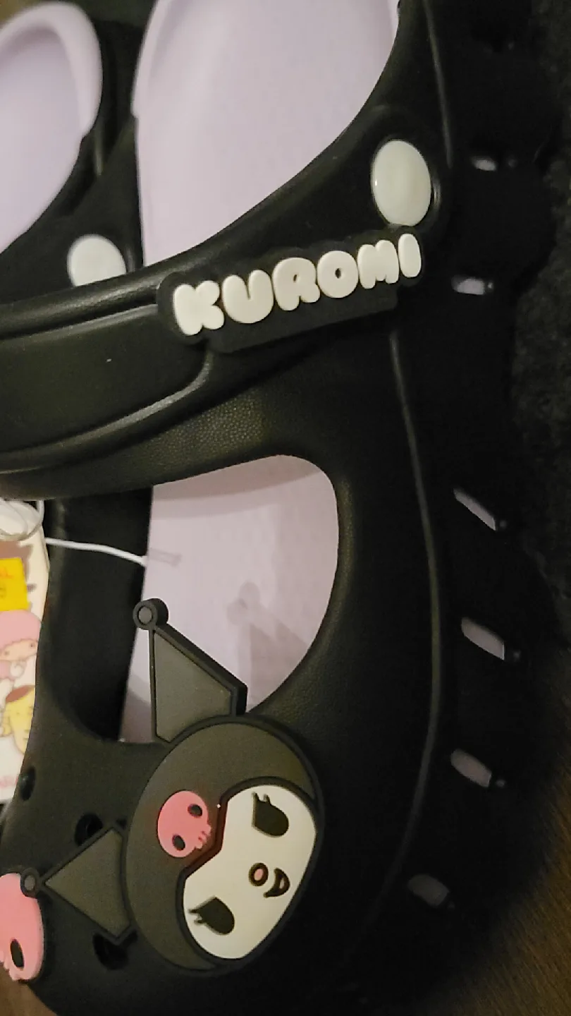 New Sanrio Characters Kuromi Clogs - Size 6/7 image indicator(6)