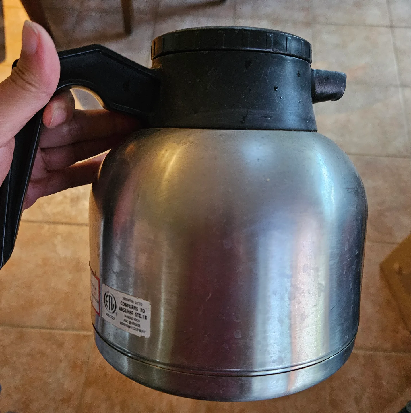 Stainless Steel Thermal Carafe image indicator(2)