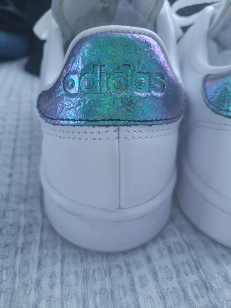 Adidas Grand Court White Shoes - Woman's Size 8.5 image indicator(10)