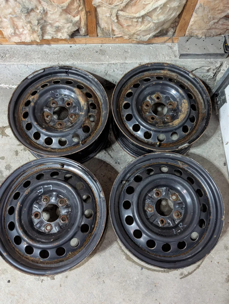 (4)-16 Inch Steel Rims 5x114.3 thumbnail