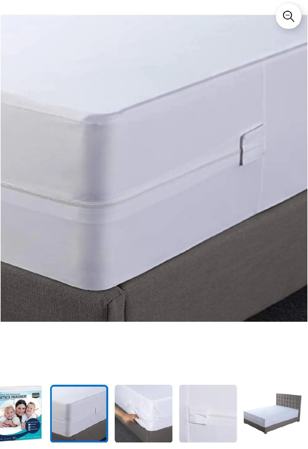 TWIN Waterproof Mattress Encasement  13" image indicator(8)