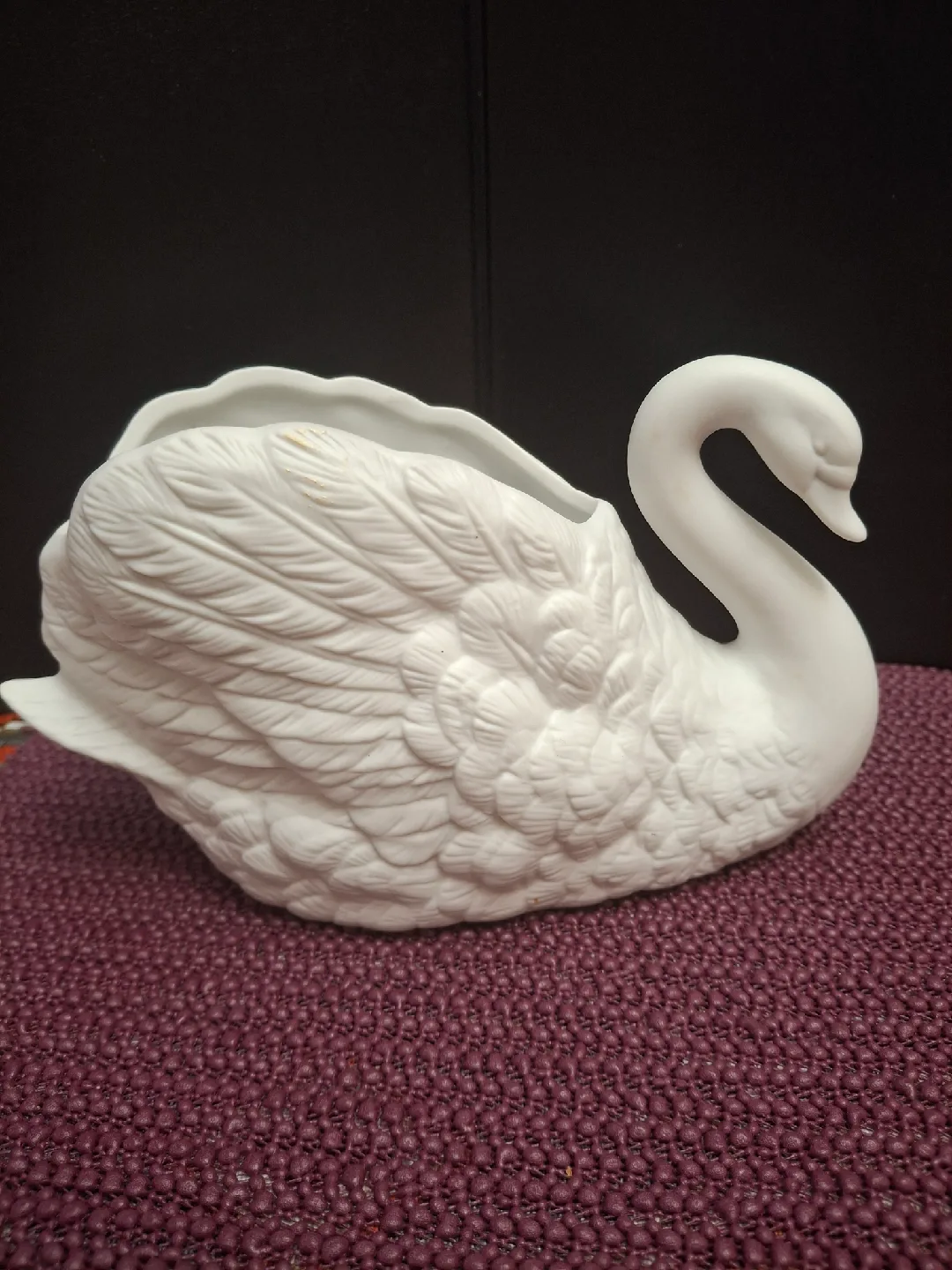 F.T.D.A. Swan Planter - Vintage Taiwan Decor thumbnail