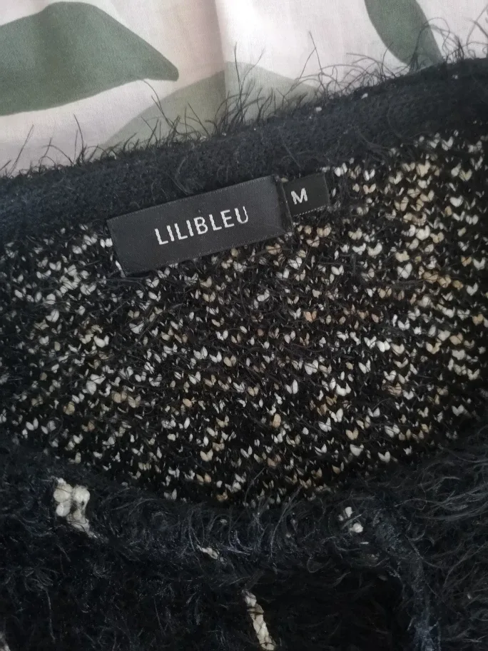 Lilibleu Black Cardigan - Size M image indicator(2)