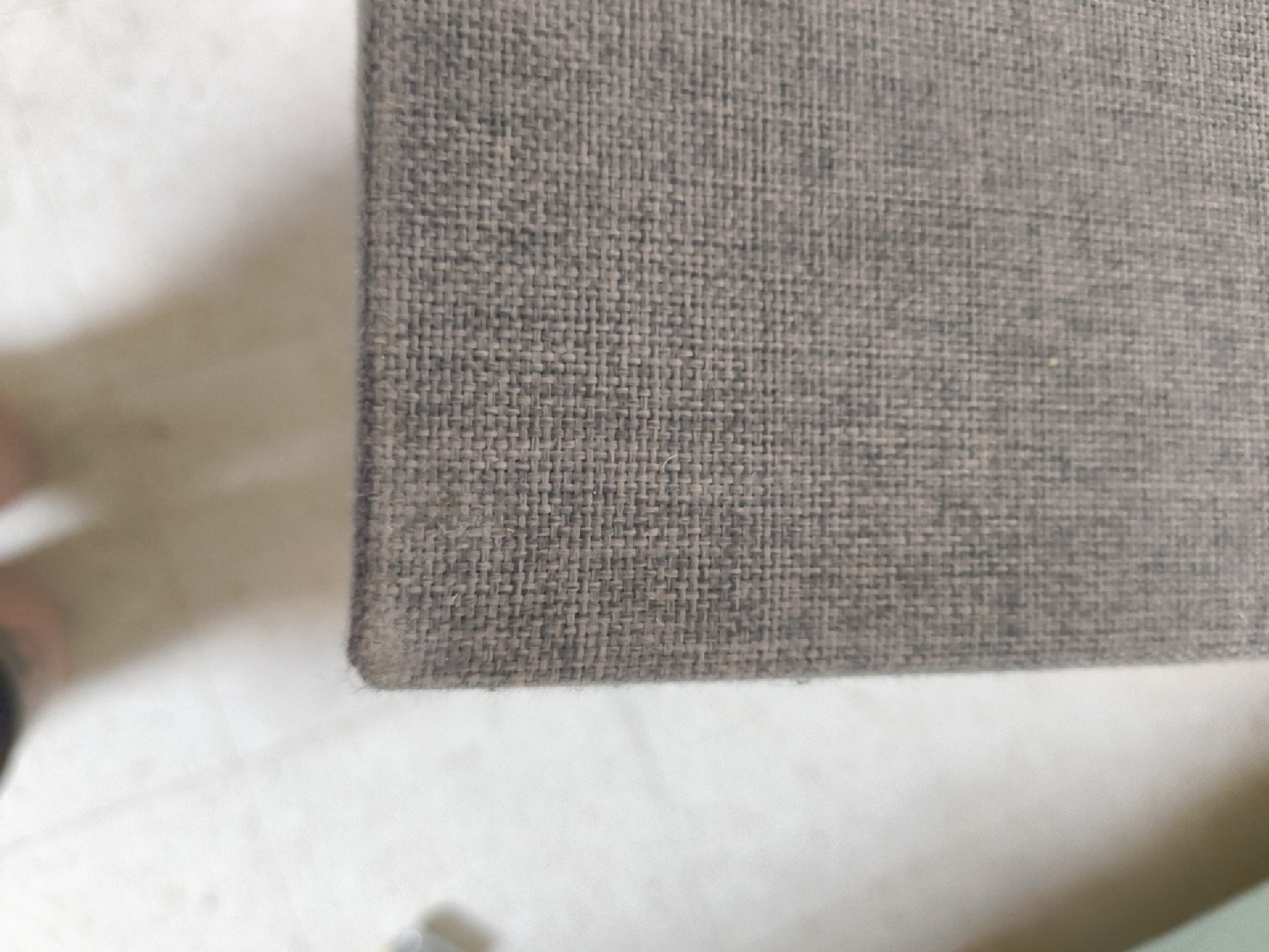 🥕 Grey Fabric Laundry Hamper with Lid - photo 4