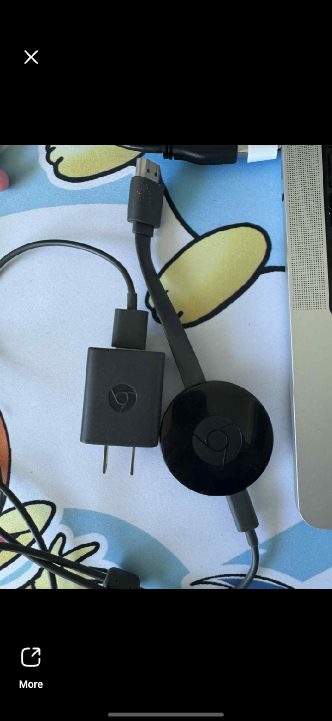 Google Chromecast with Power Adapter