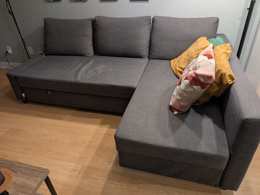 IKEA Friheten Sleeper Sectional Sofa - Grey - photo 2