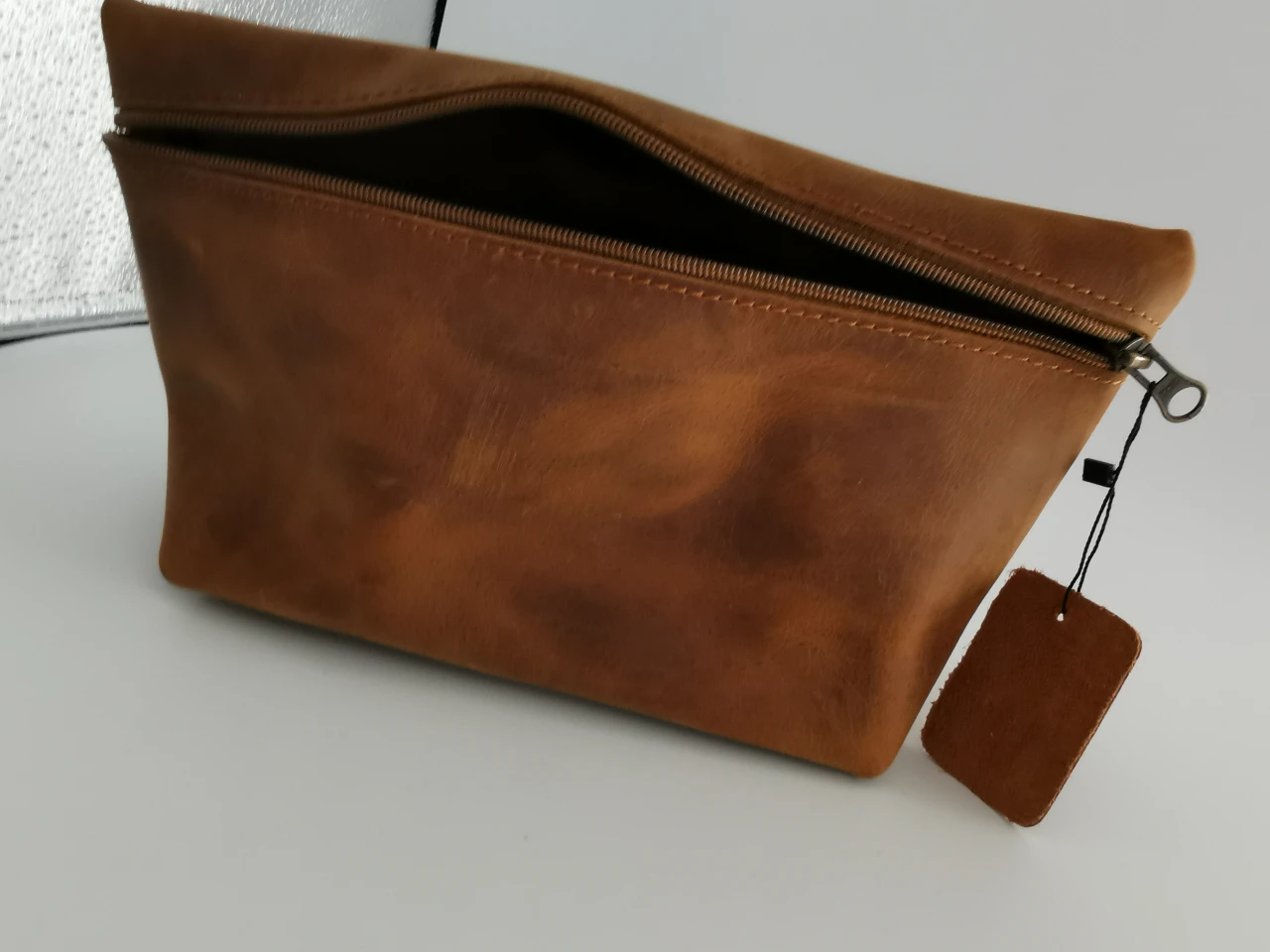 Leather Toiletry Bag
