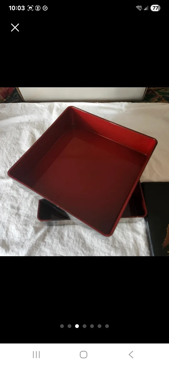 Lacquerware Bento Box with Lid image indicator(3)