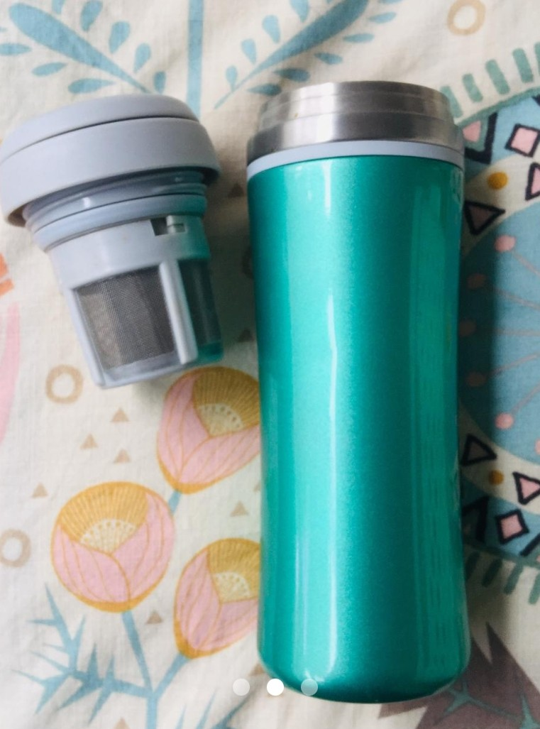 Teal Insulated Tumbler with Tea Infuser