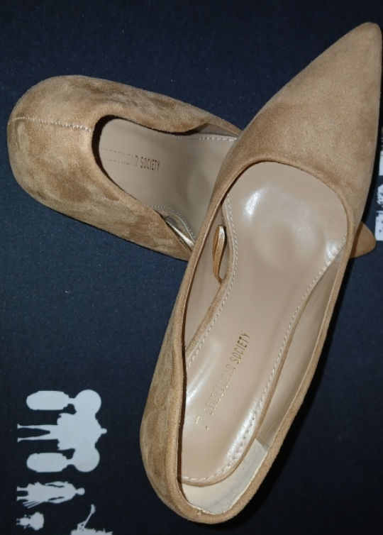 Street Society Tan Heels, Size 7 - photo 2