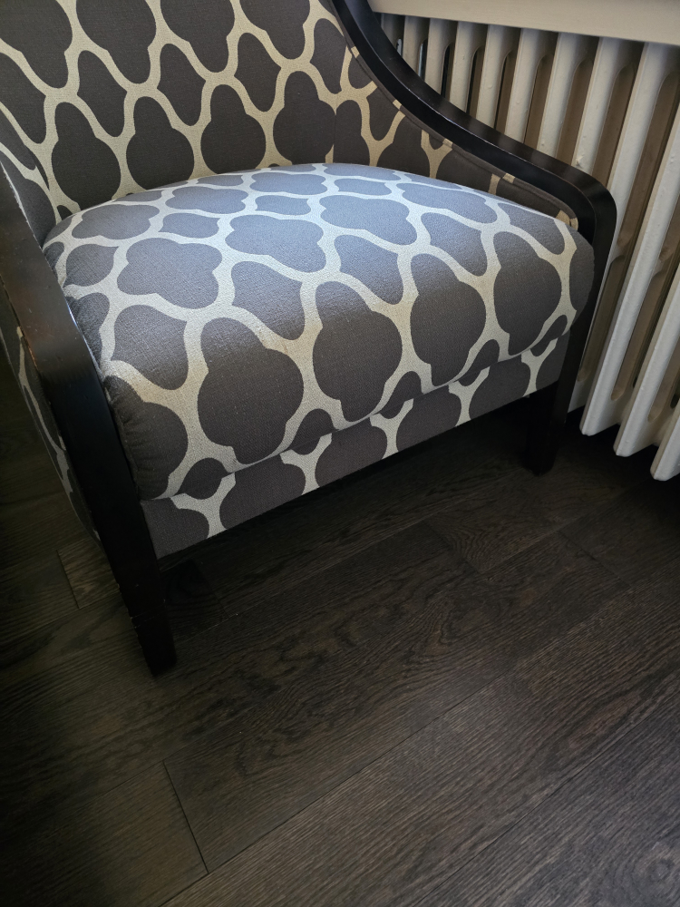 Patterned Accent Chair x 2